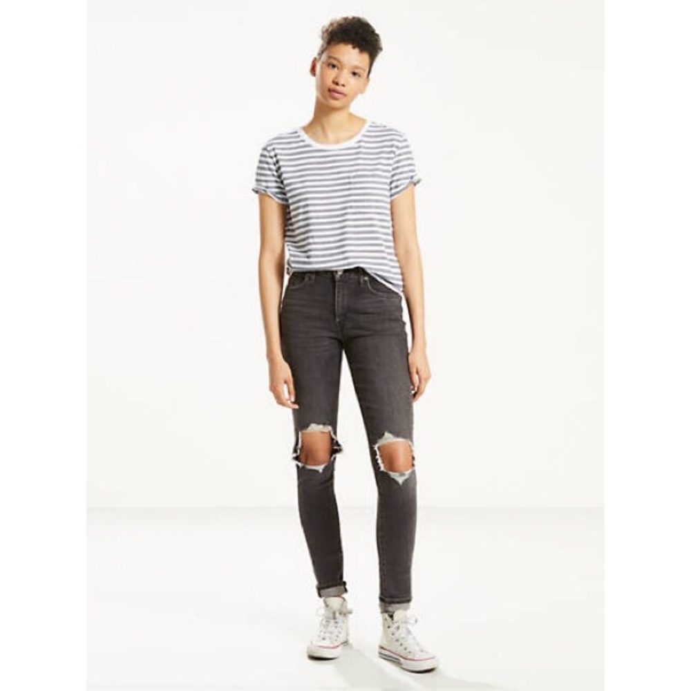 NWOT Black Levi’s 721 High Rise Skinny Jeans